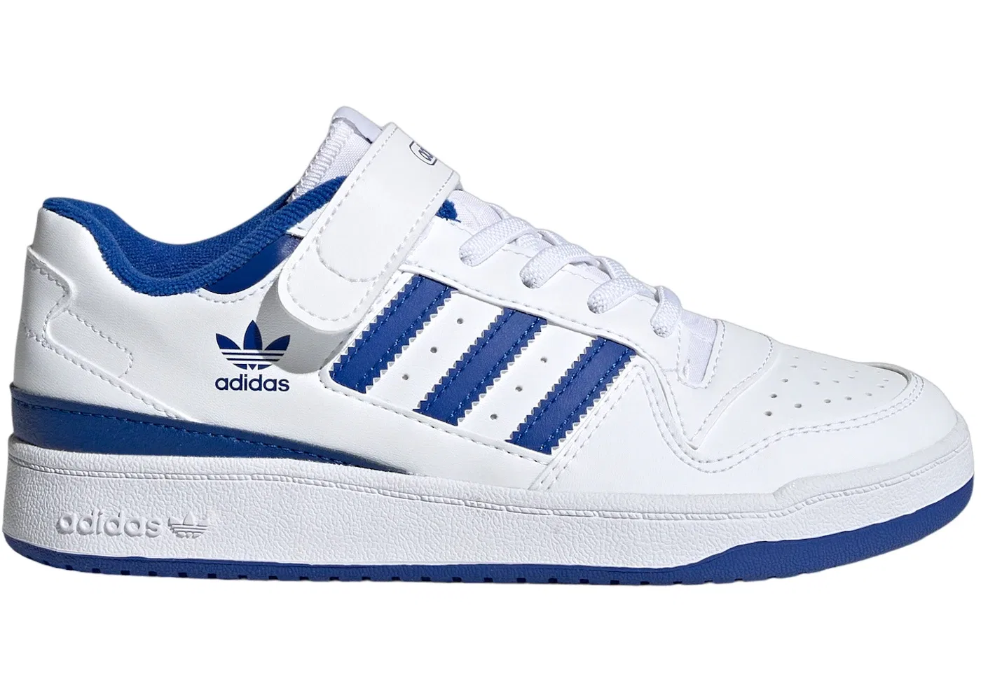Детские кроссовки lifestyle Adidas Forum Low, Cloud White/Royal Blue/Cloud White