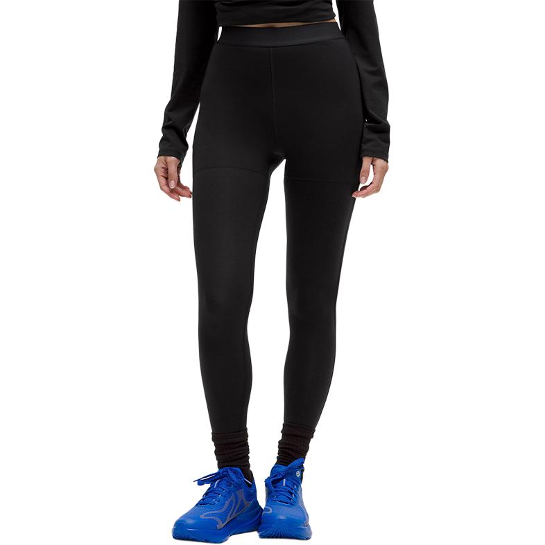 

Женские спортивные брюки High Rise 26' Lululemon, черно-белый