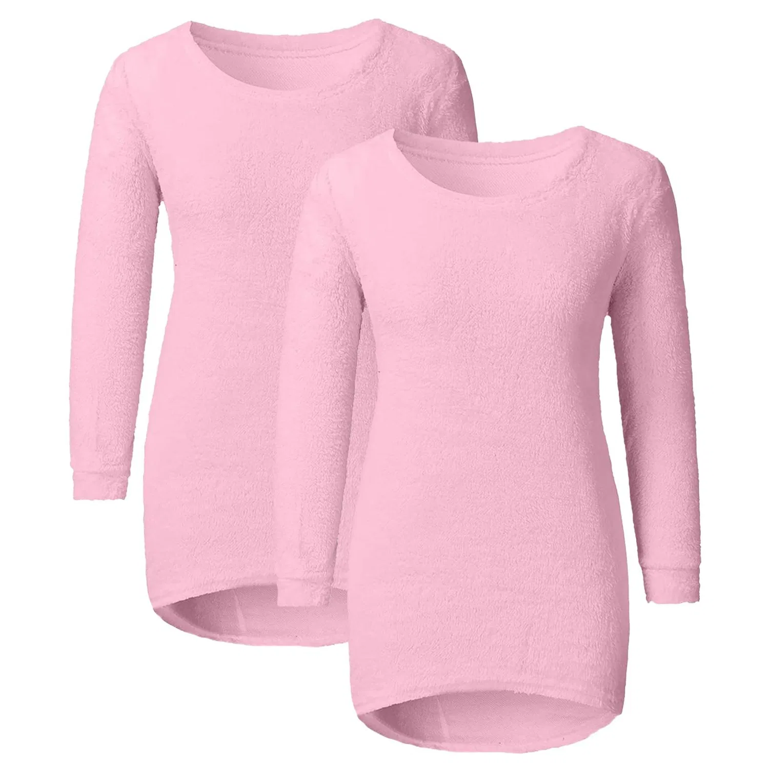 Женский свитер с кружевом и длинным рукавом, модель HUIFUAO, Z21 Pink + Pink — фото 3