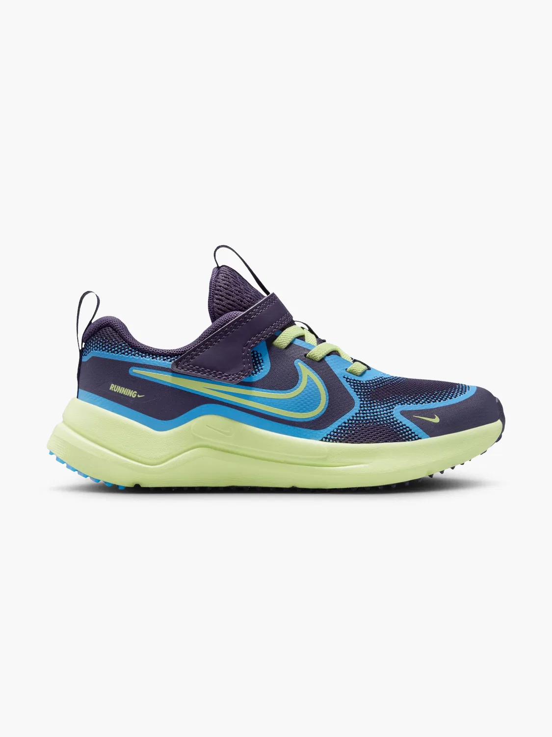 Детские кроссовки с эластичной шнуровкой и липучкой Nike Cosmic Runner PS, синий
