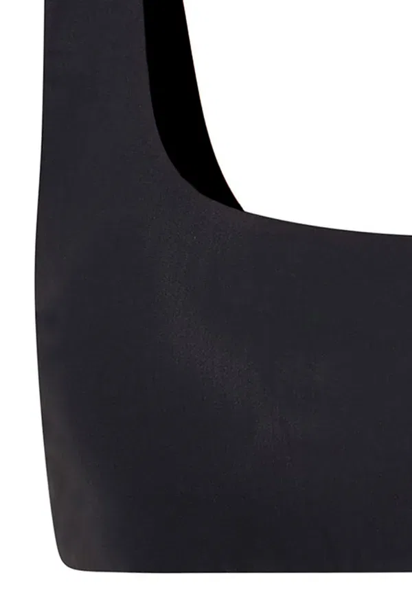Топ для плавания с быстросохнущей тканью Teen swimwear crop top Modibodi, черный — фото 3