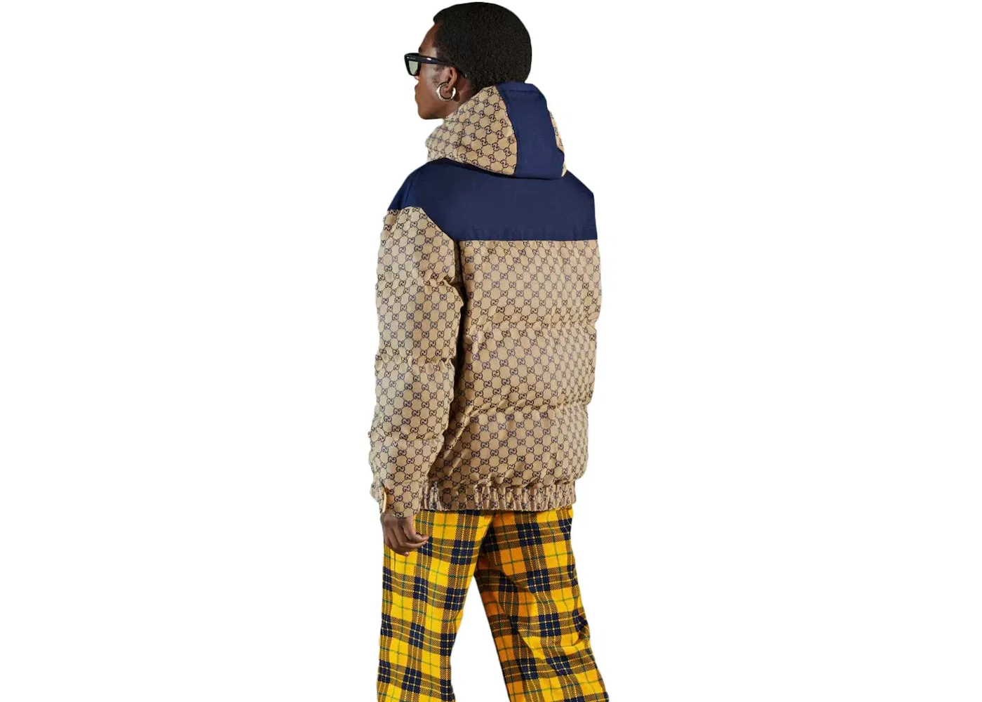 Мужская куртка с принтом Gucci Jacket, Blue — фото 2