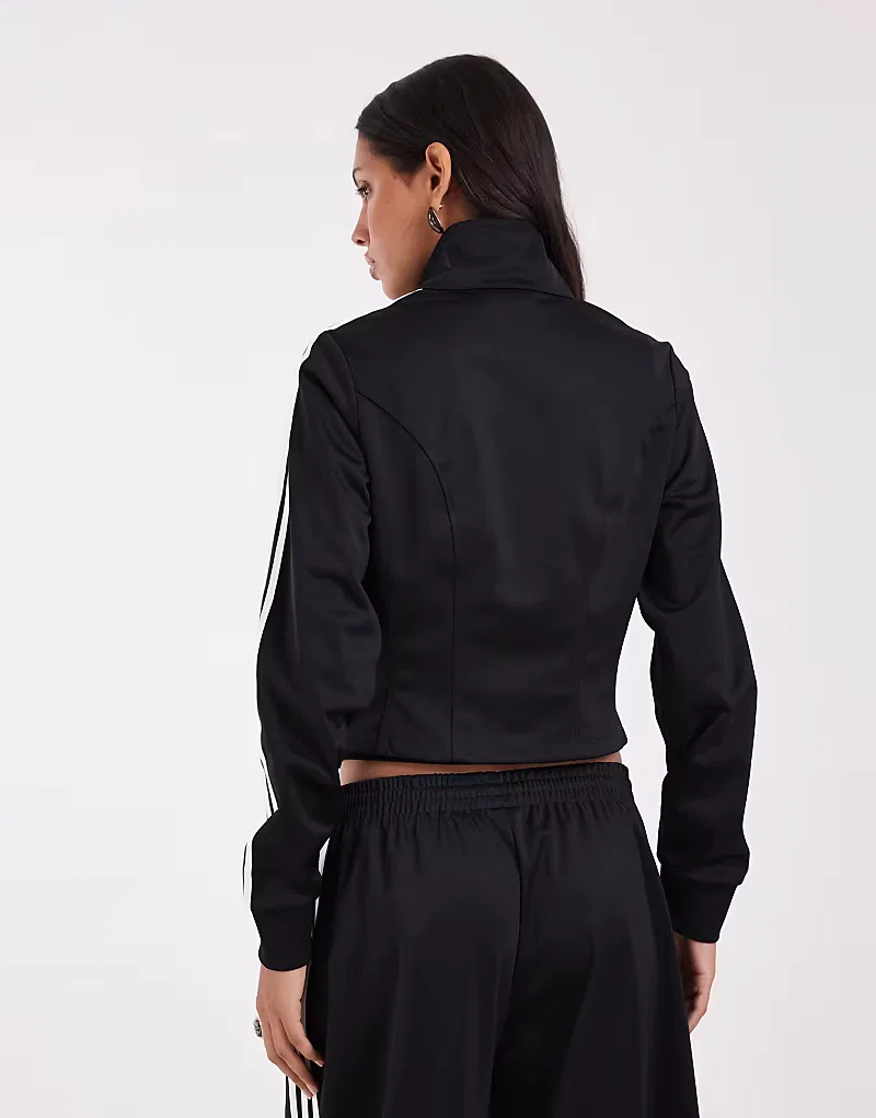 Спортивная куртка-корсет Adidas Originals Firebird, черный — фото 4