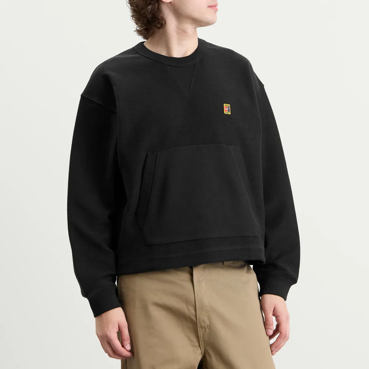 Свитшот с принтом Challenge Court Nike, Black & Sail — фото 2