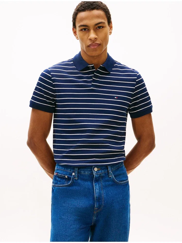 Футболка поло с коротким рукавом 1985 Regular Fit TOMMY HILFIGER, Blue