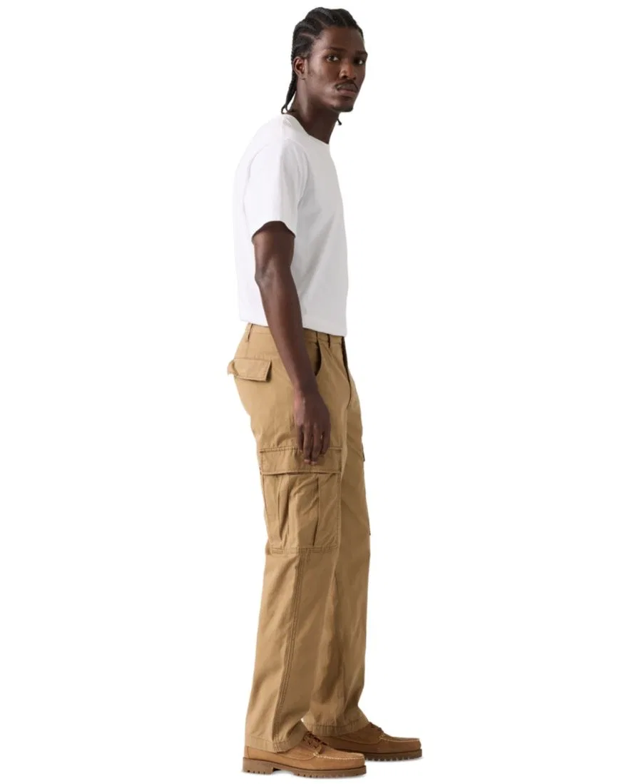 Брюки чинос прямого кроя с карманами XX Chino Straight Cargo Pants Levi's, Ermine — фото 4