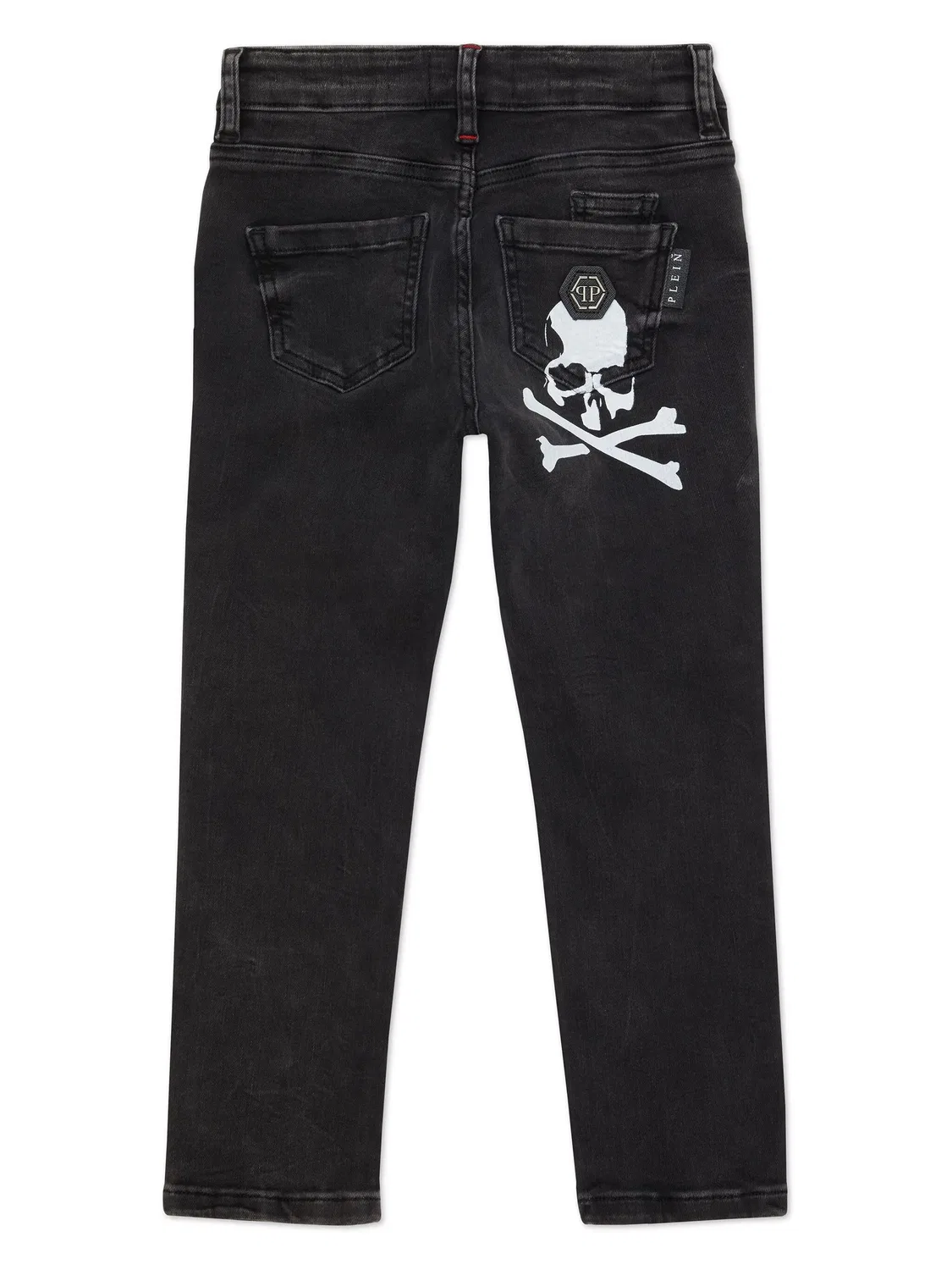Джинсы Skull & Bones Philipp Plein, серый — фото 3