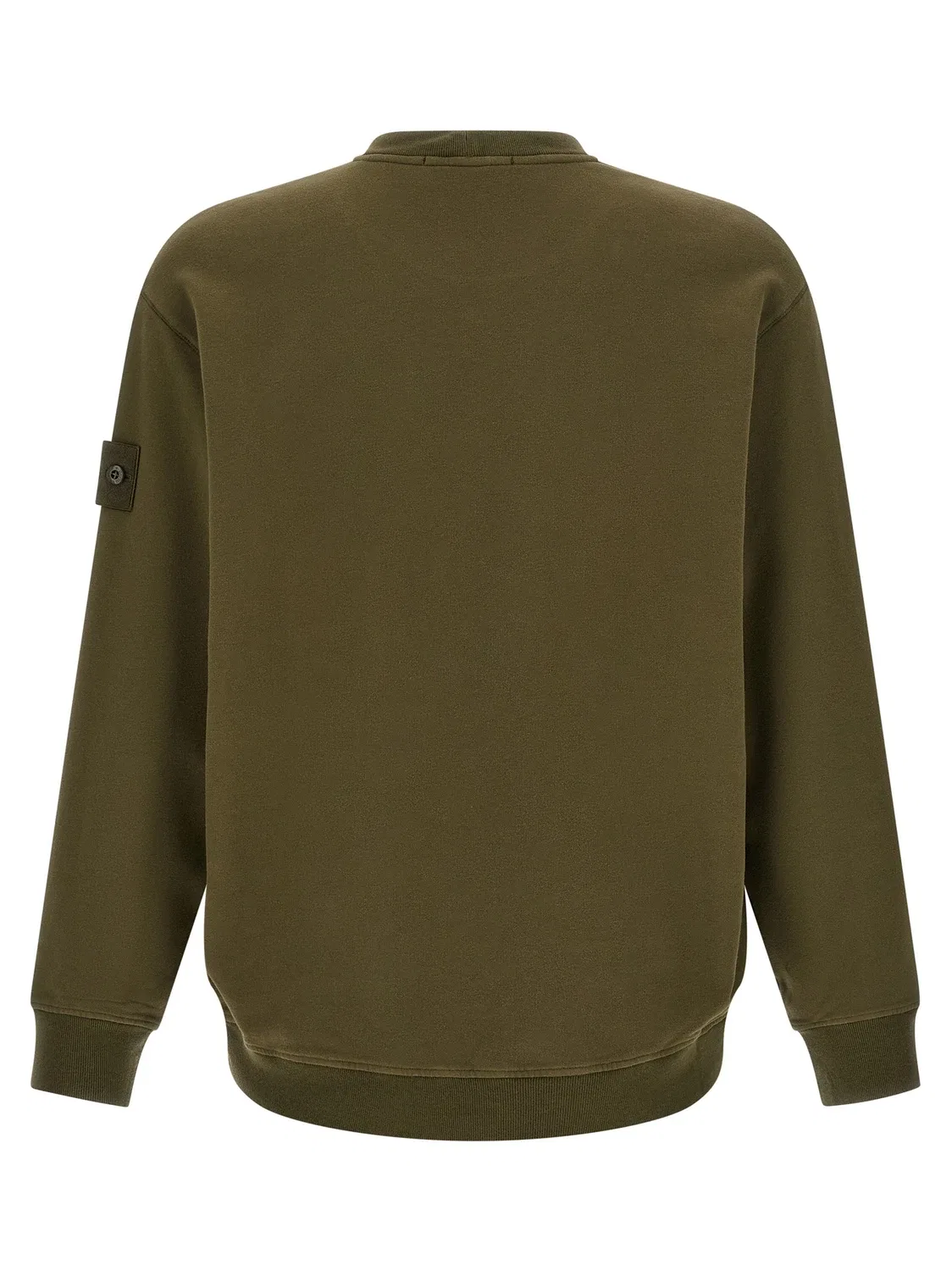 Свитшот из органического хлопка Stone Island Ghost, зеленый — фото 2