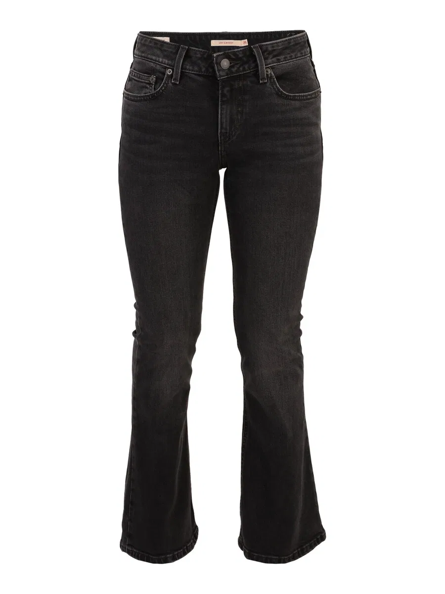 Джинсы LEVI'S Boot cut 'LOW SLIM BOOT' черного цвета