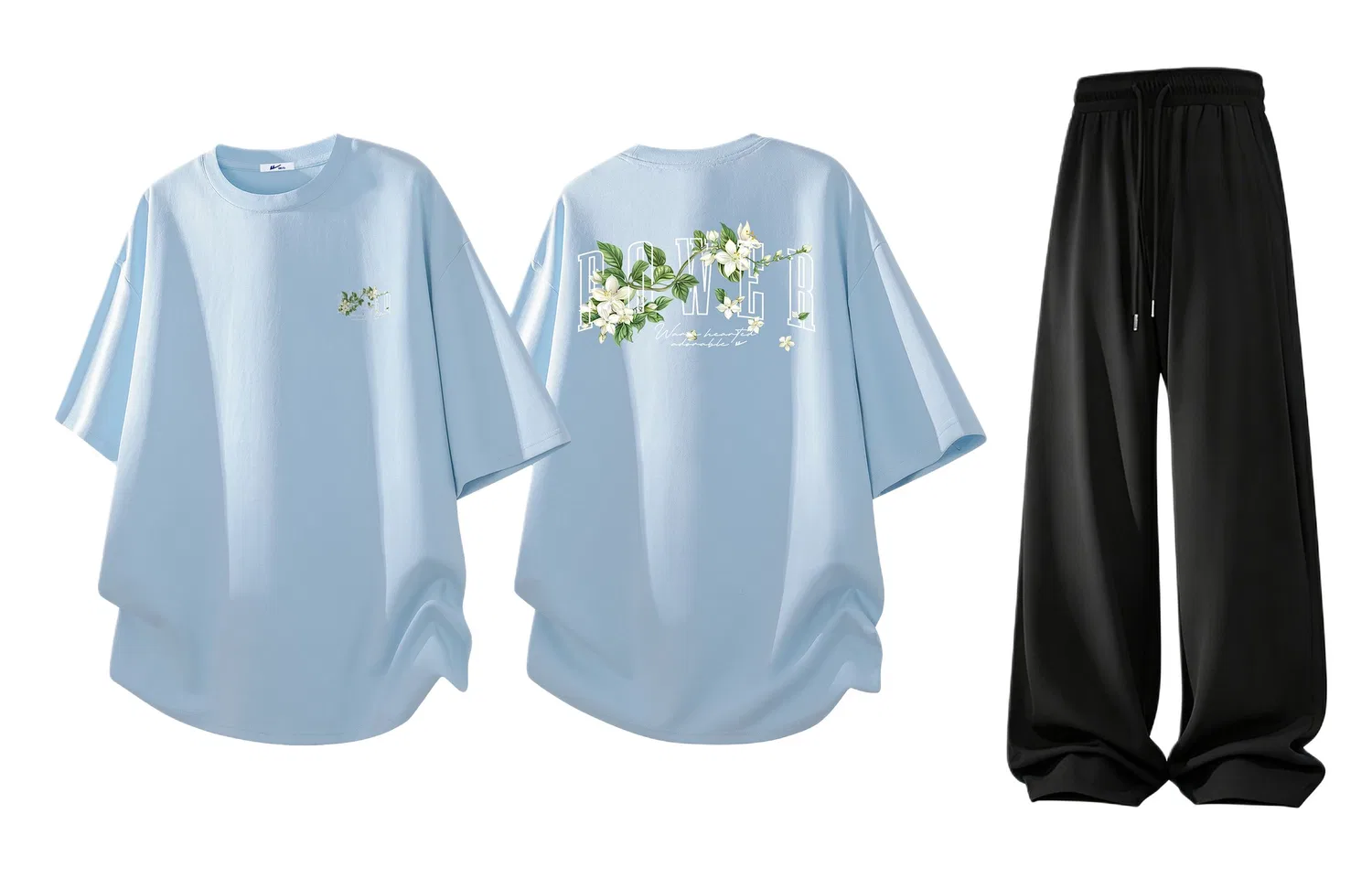 Детский спортивный костюм Cloudwater Blue+Black (2-Piece Set) WARRIOR