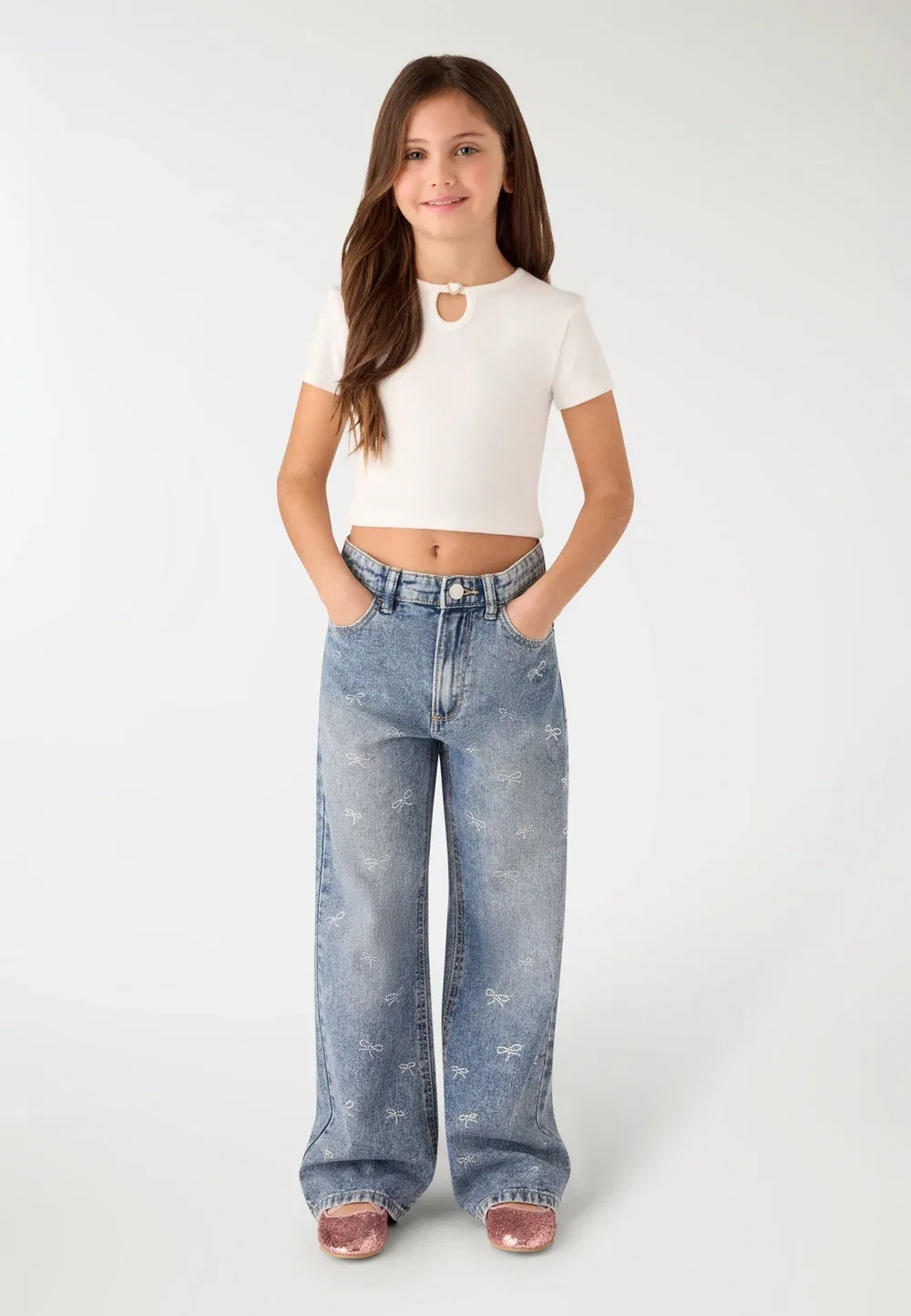 Alone applicazioni - джинсы свободного кроя Terranova, Var Blu Denim Medio
