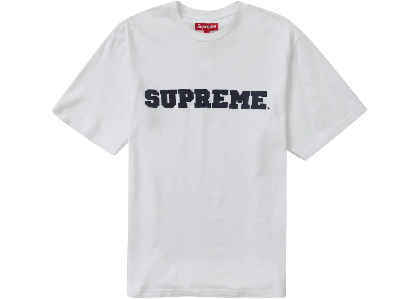 Мужская футболка с принтом Supreme Collegiate S/S Top, White
