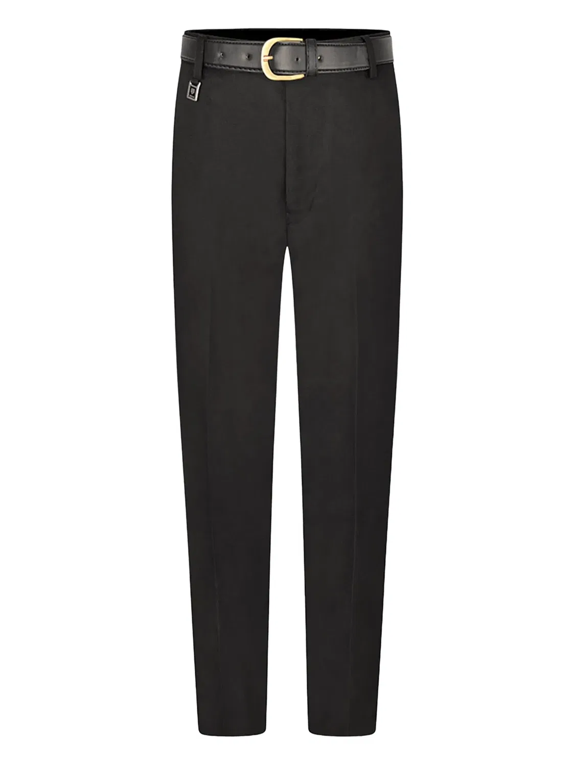 Детские брюки с поясом, черные Zeco Schoolwear, черный