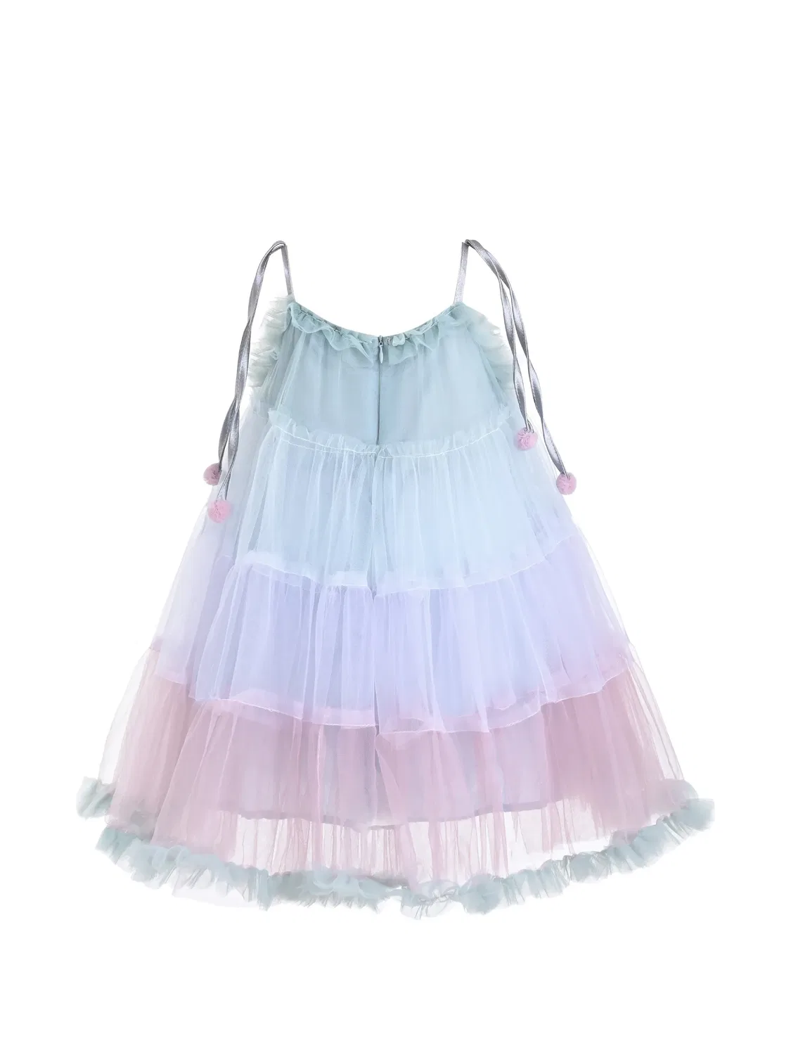 Платье Virelle из тюля с эффектом градиента Mimi Tutu, синий — фото 2