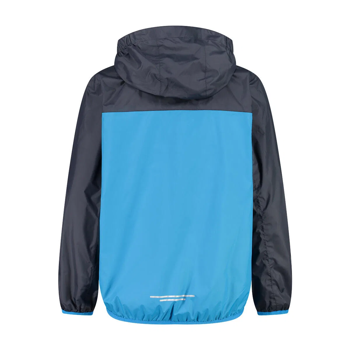 Детская дождевая куртка для мальчиков с капюшоном Kid Jacket Fix Hood Cmp, Konigsblau Schwarz — фото 3
