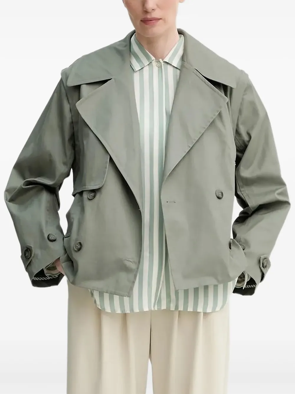 

Жакет Sofua с поясом Munthe, серый