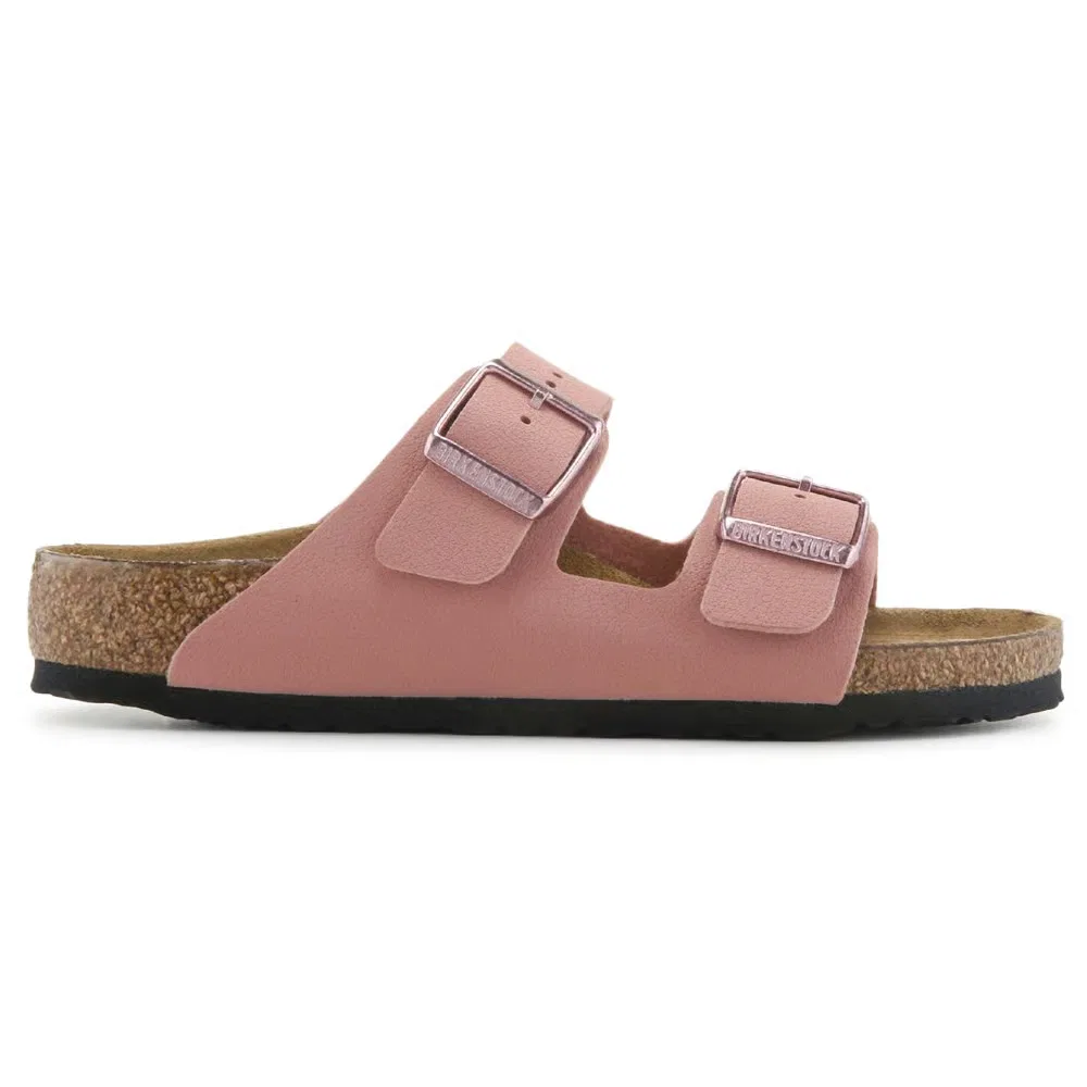 Детские сандалии Arizona с анатомической стелькой для малышей Birkenstock, Pink Clay Birkibuc — фото 2