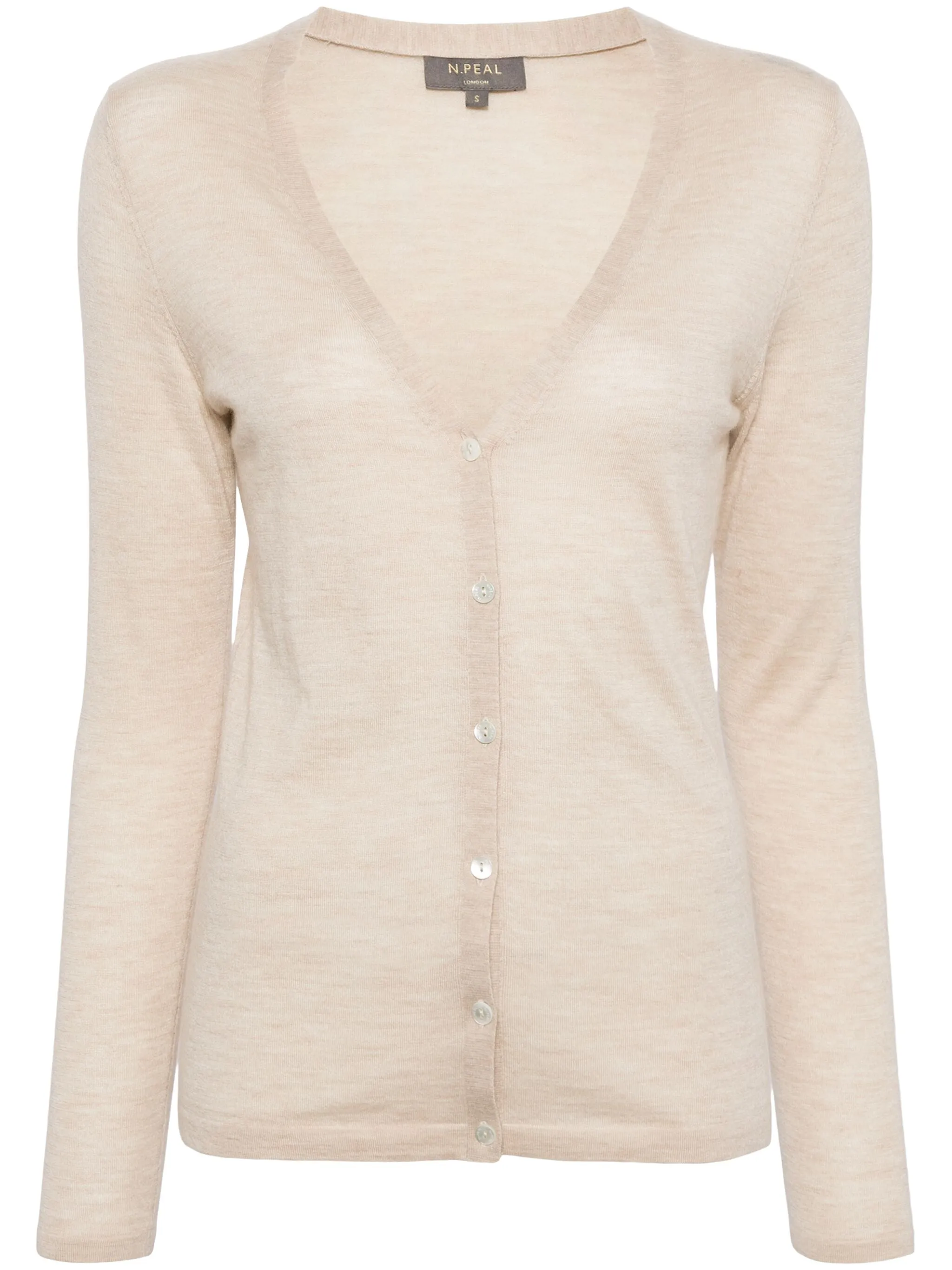 

Кашемировый кардиган Mia N.Peal, бежевый