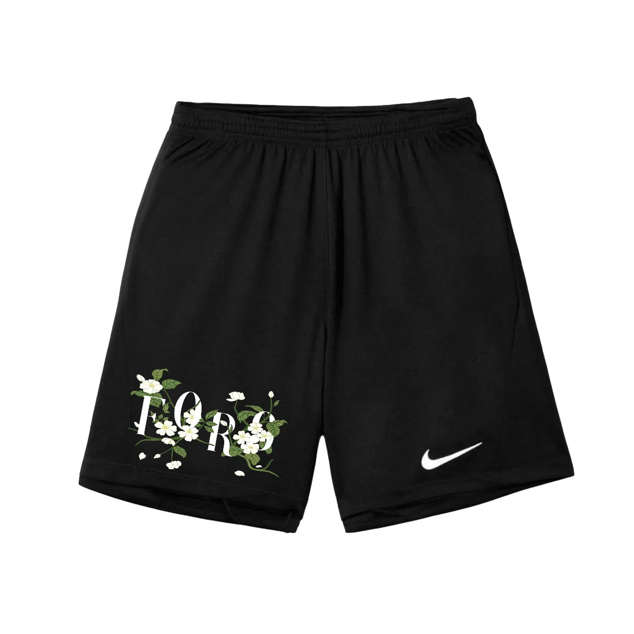 Шорты спортивные Dri Fit, Casual, Nike, Black White