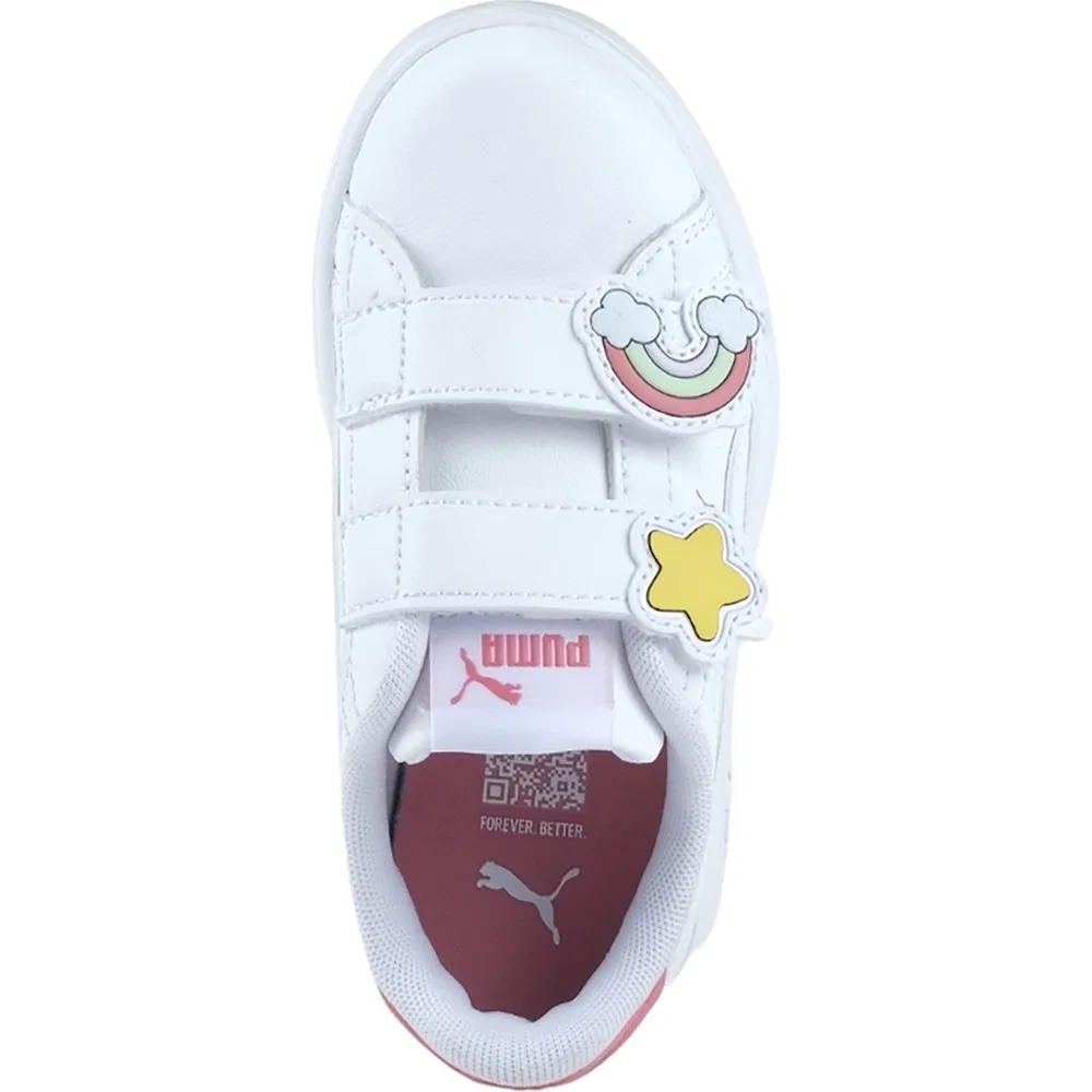 Детские кроссовки для мальчиков с принтом Smash 3.0 Badges Puma — фото 3