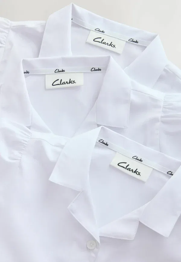 Детская рубашка Clarks, белый — фото 4
