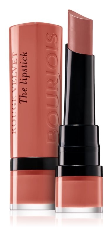 Матовая помада Bourjois Rouge Velvet The Lipstick, оттенок 15 Peach Tatin 2,4 г — фото 2