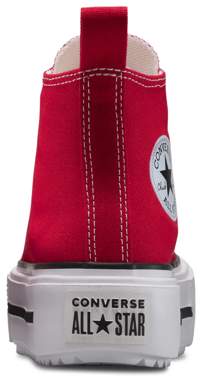 Детские кроссовки Lift Double Stack Hi Converse, красный/белый — фото 4