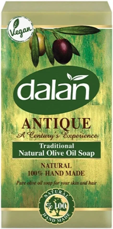 Твердое мыло Dalan Organic Olive Oil Soap with Lemon Balm Oil, 180 г, Green