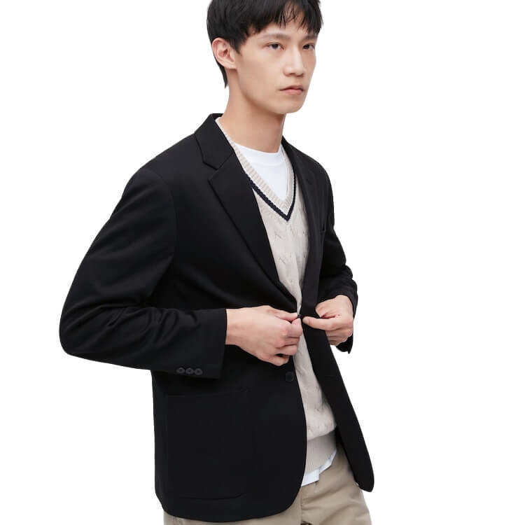 

Пиджак Uniqlo Comfort 2B, черный