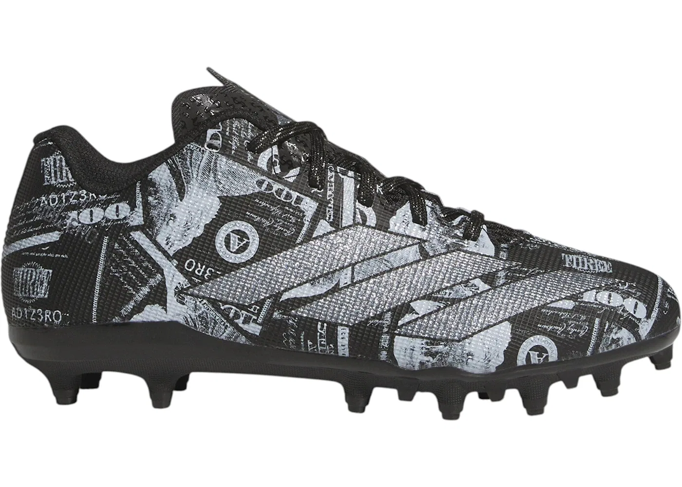 Детские бутсы Adizero Electric.II SMU Adidas, Core Black Iron Metallic Cloud White