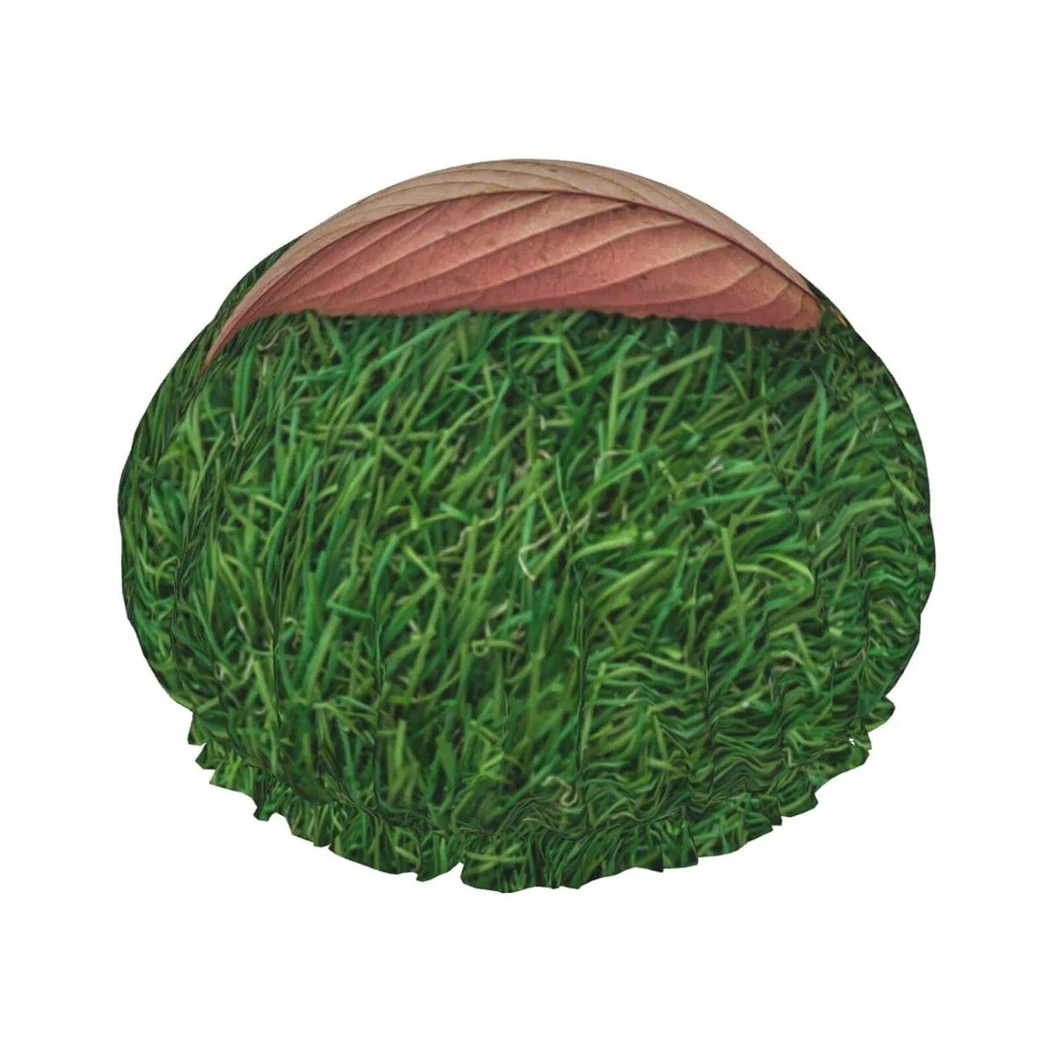 Двухслойная водонепроницаемая шапочка для душа MORYEN, Autumn Leaf in Grass