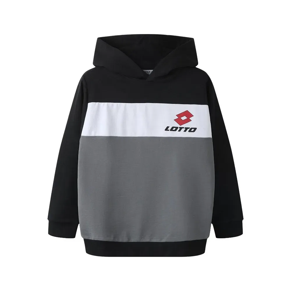 Детское худи для девочек с принтом Name it X Lotto, Black