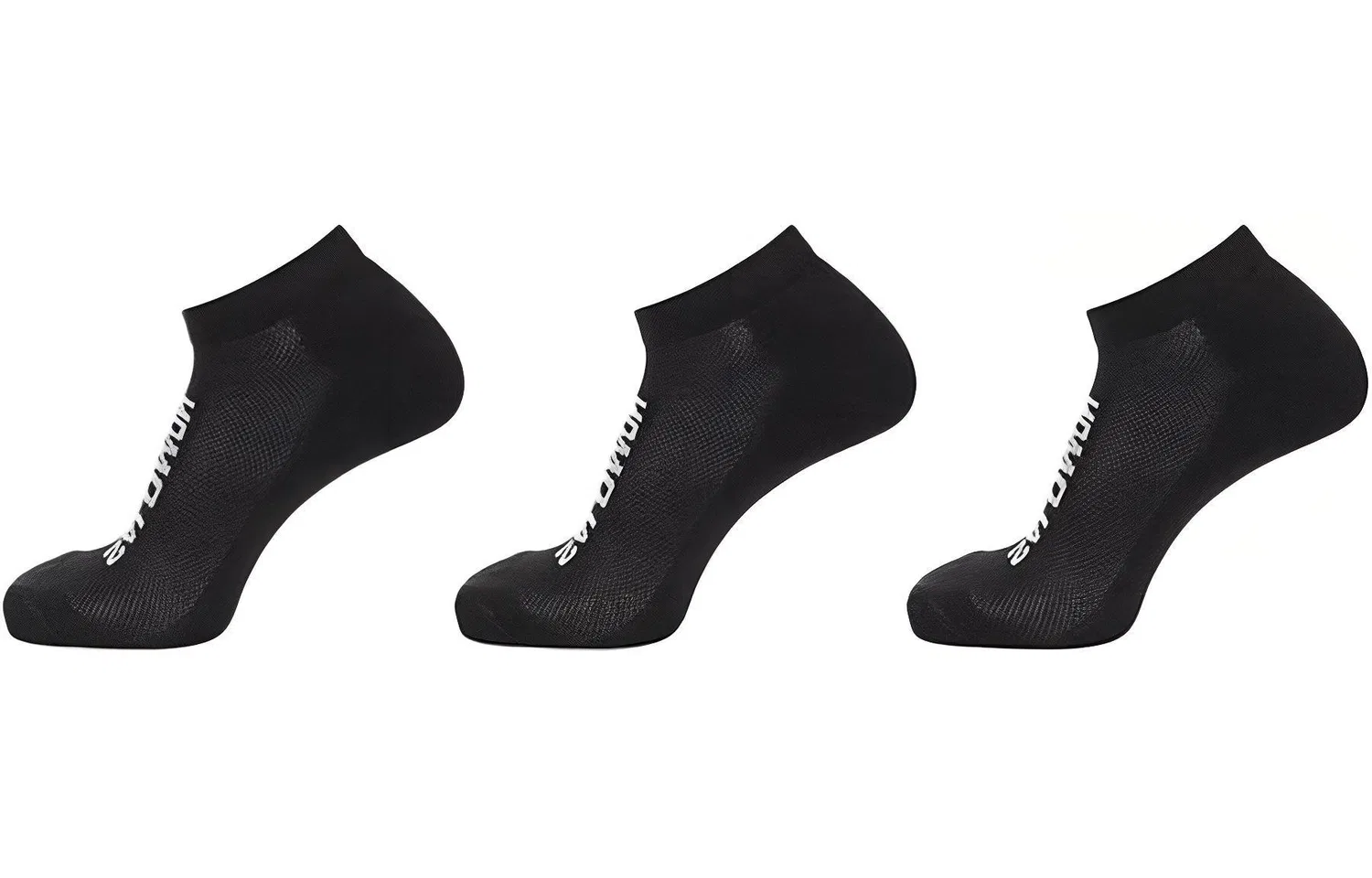 Детские носки-невидимки, комплект из 3 пар, SALOMON, Black