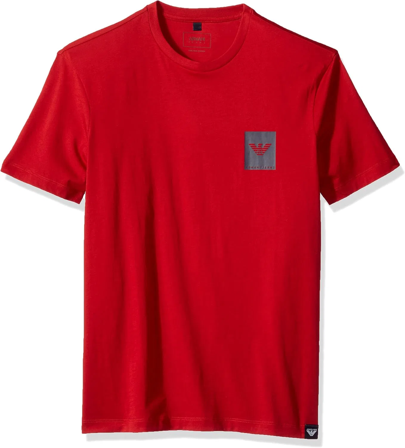 Мужская футболка с логотипом Emporio Armani, Red