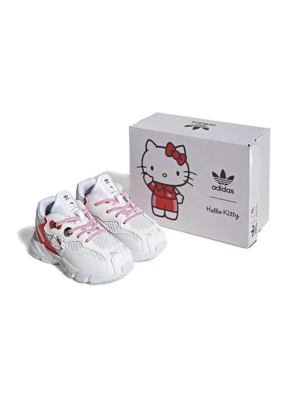 Astir i td "hello kitty - белый/ярко-красный" adidas Kids — фото 2