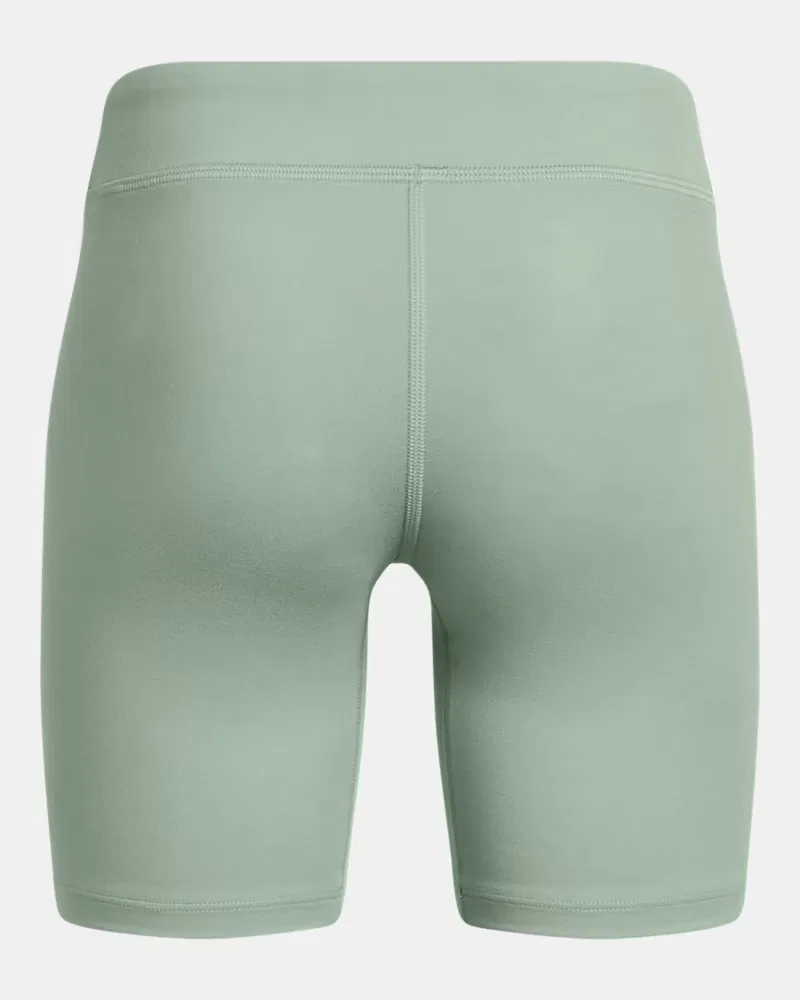 Велошорты детские с внутренним швом 16,5 см, влагоотводящие, UA Motion UnderArmour, Silica Green/Hydro Green — фото 2