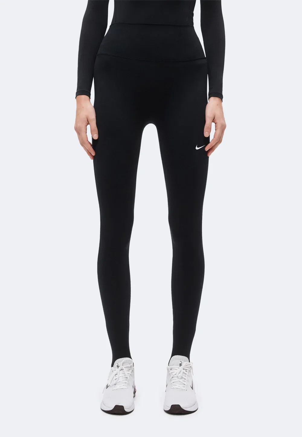 Леггинсы со стременами Nike Performance, Black/White