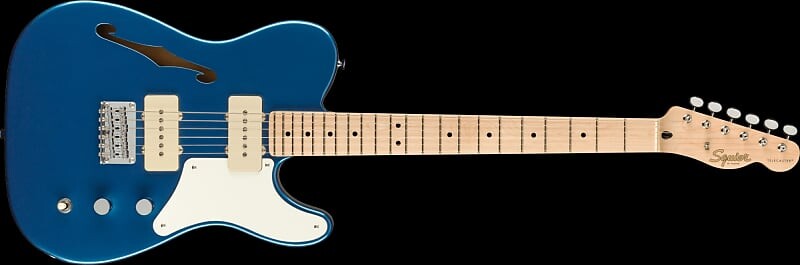 

Squier Paranormal Cabronita Telecaster Thinline - гриф из клена, синий цвет Лейк-Плэсид Paranormal Cabronita Thinline Telecaster LPB