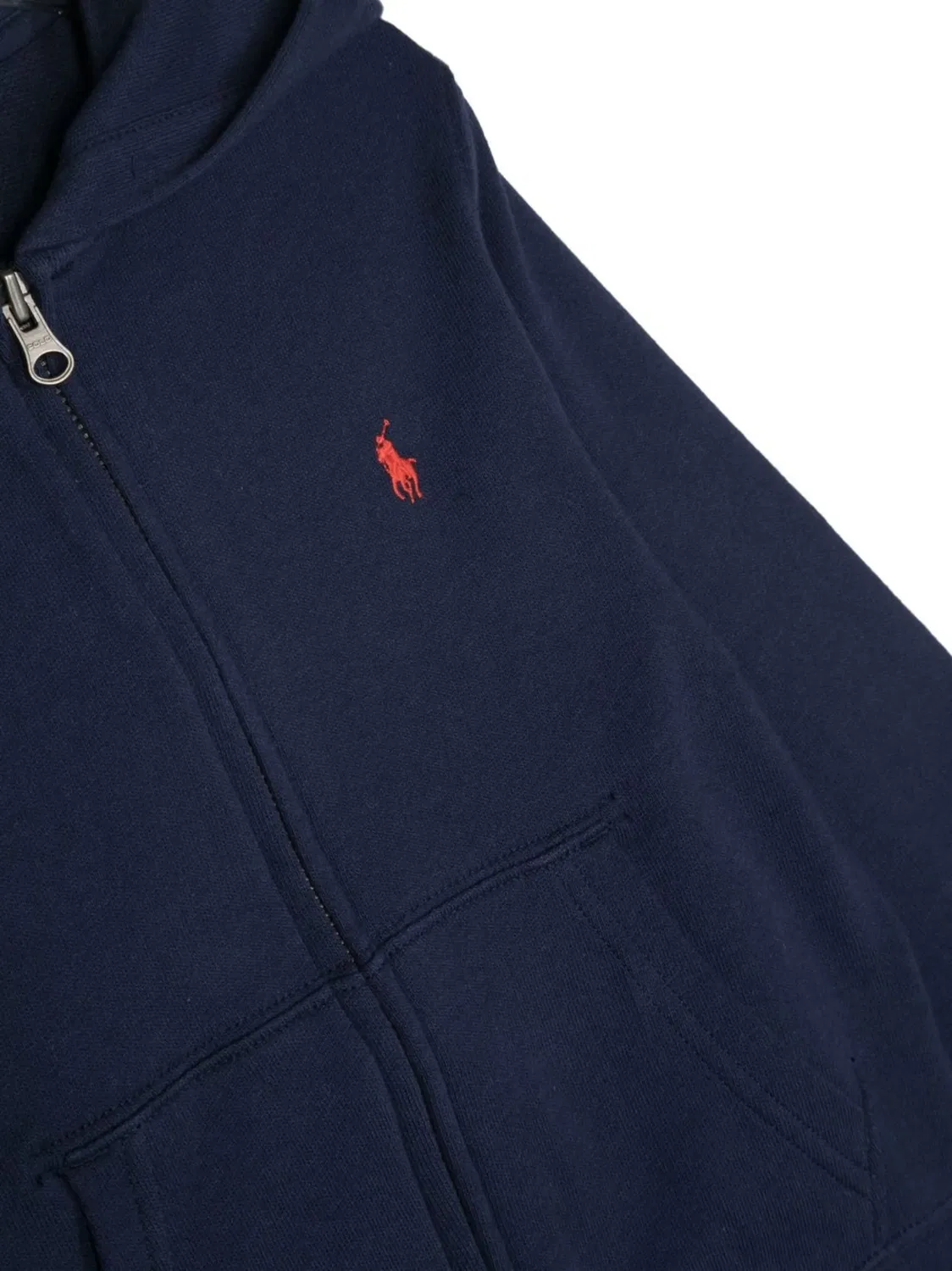 Худи с логотипом на молнии Polo Ralph Lauren, синий — фото 2