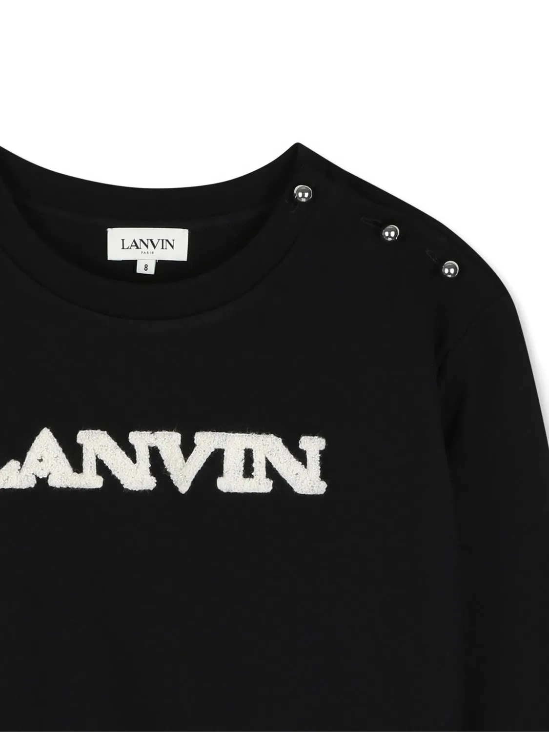 Lanvin Свитшот с логотипом, черный — фото 2