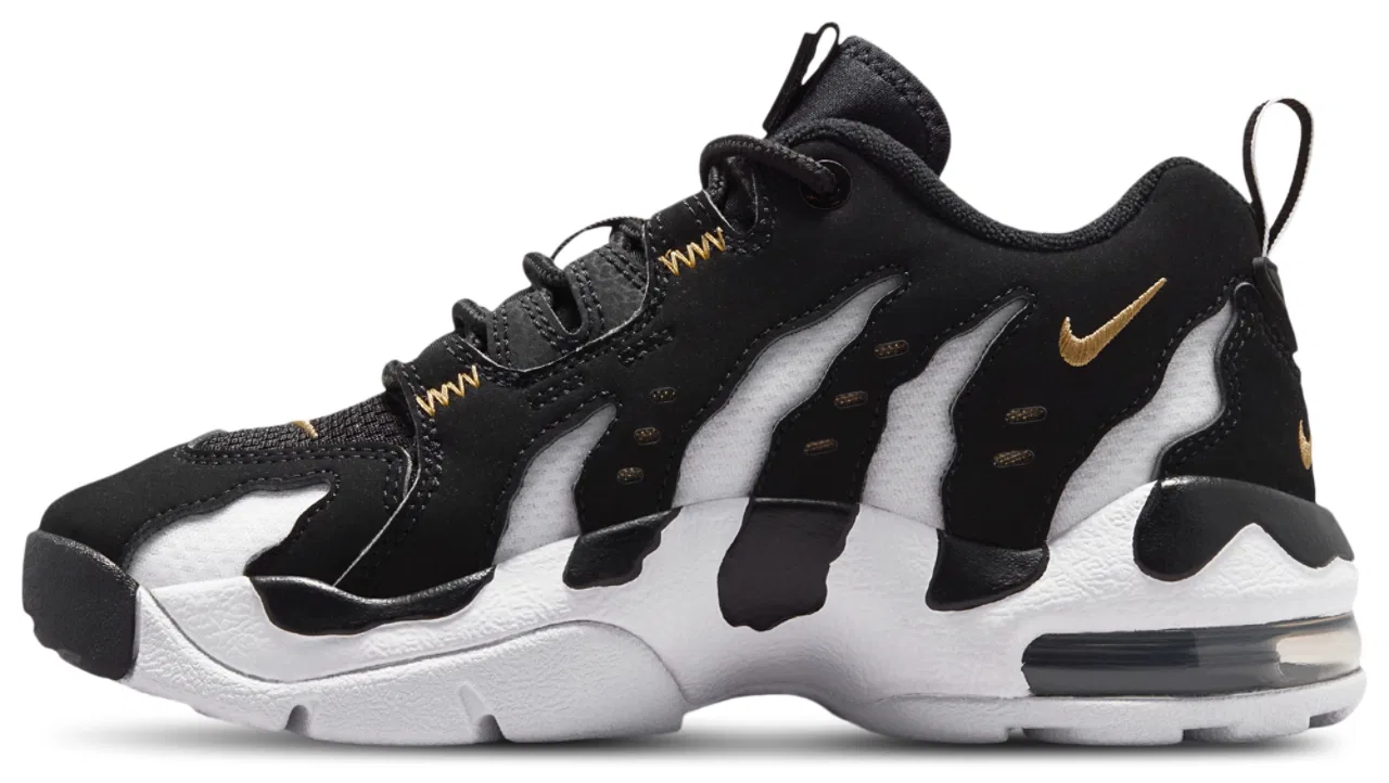Кроссовки для мальчиков Air DT Max '96 Low Nike, цвет Black/Metallic Gold/White — фото 2