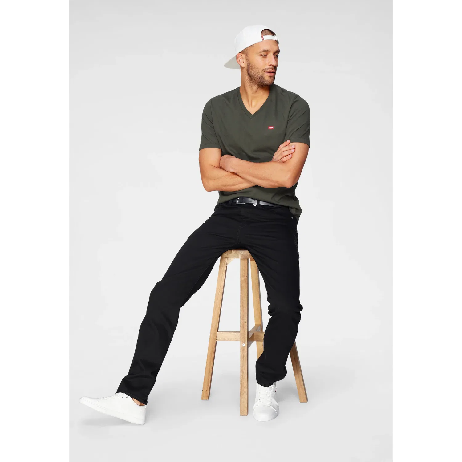 Мужские tapered-fit джинсы 502 TAPER Levi's, Nightshine — фото 4