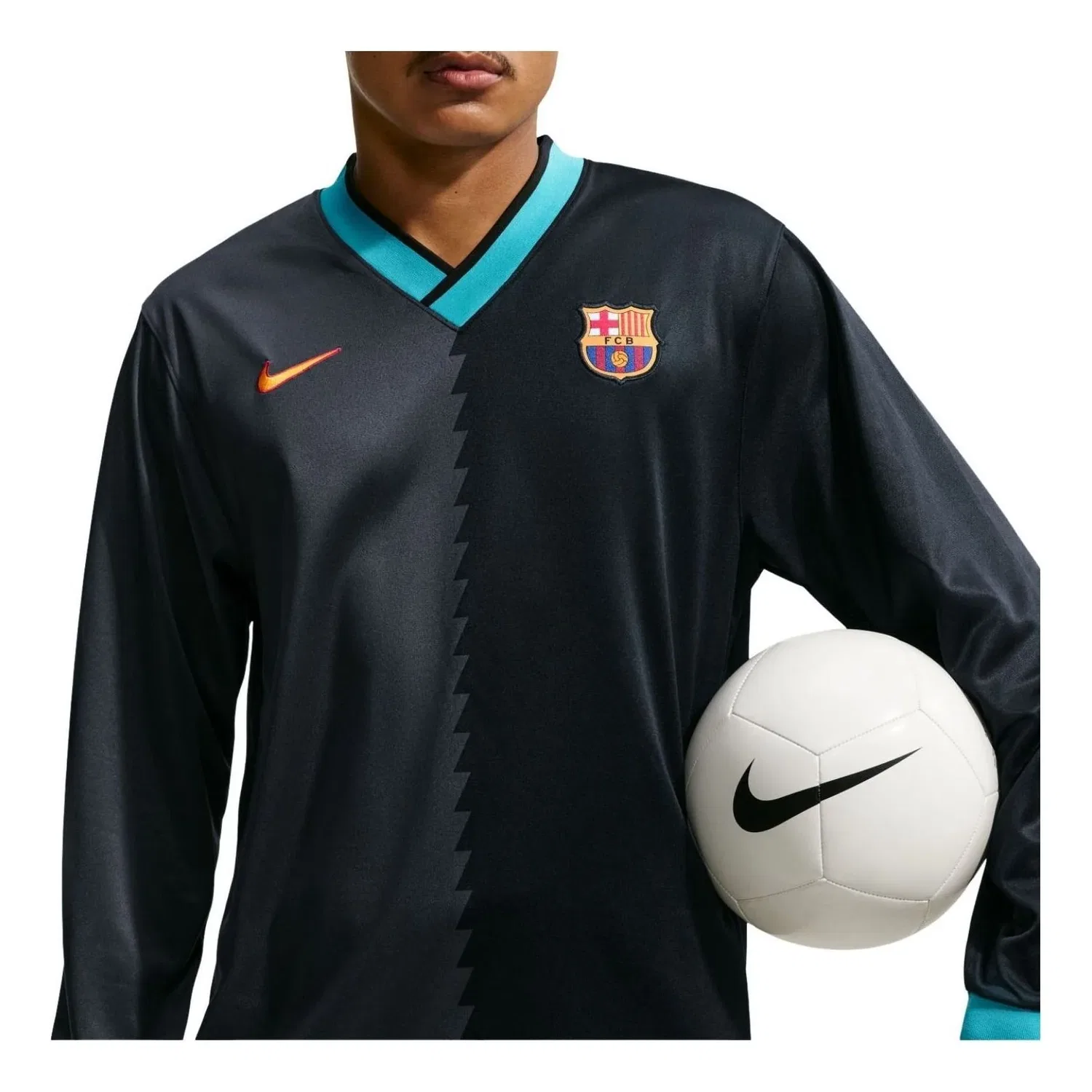 Мужская игровая майка FC Barcelona Energy Third Dri-FIT Jersey 'Black Anthracite Dusty C Nike, Black/Anthracite/Dusty Cactus/University Gold