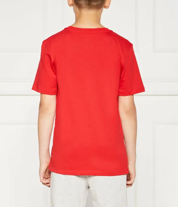 Детский комплект футболок с круглым вырезом 2 штуки Regular Fit Calvin Klein Underwear, красный — фото 4