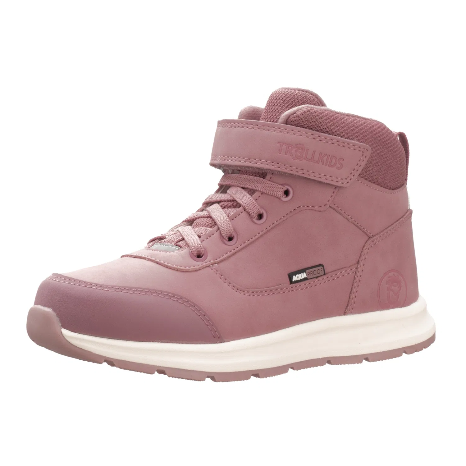 Детские зимние ботинки водонепроницаемые KIDS STAVANGER MID CUT XT TROLLKIDS, Pink Dawn