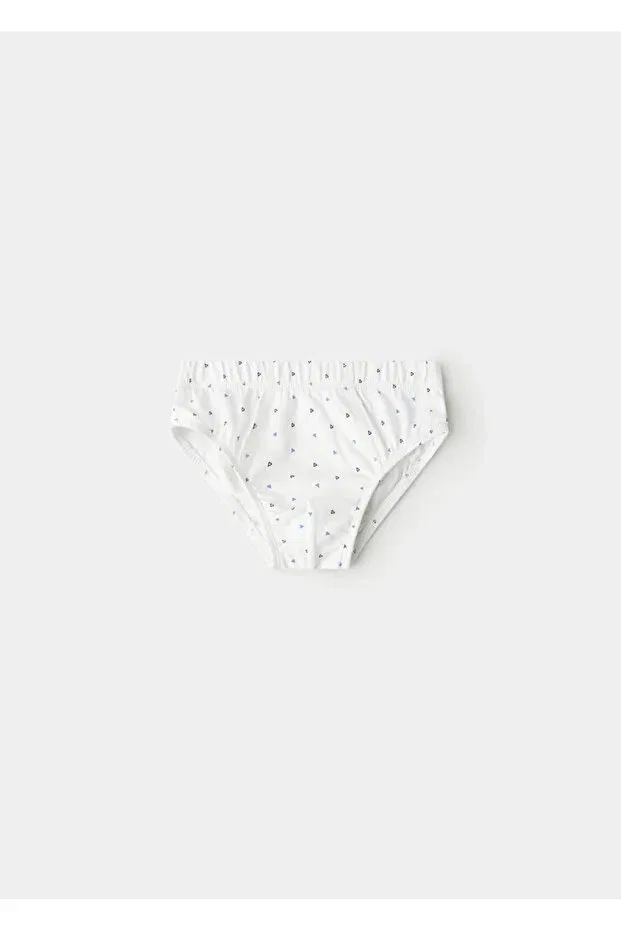 Детский комплект хлопкового нижнего белья для мальчиков Mango Baby, Sky Blue — фото 3