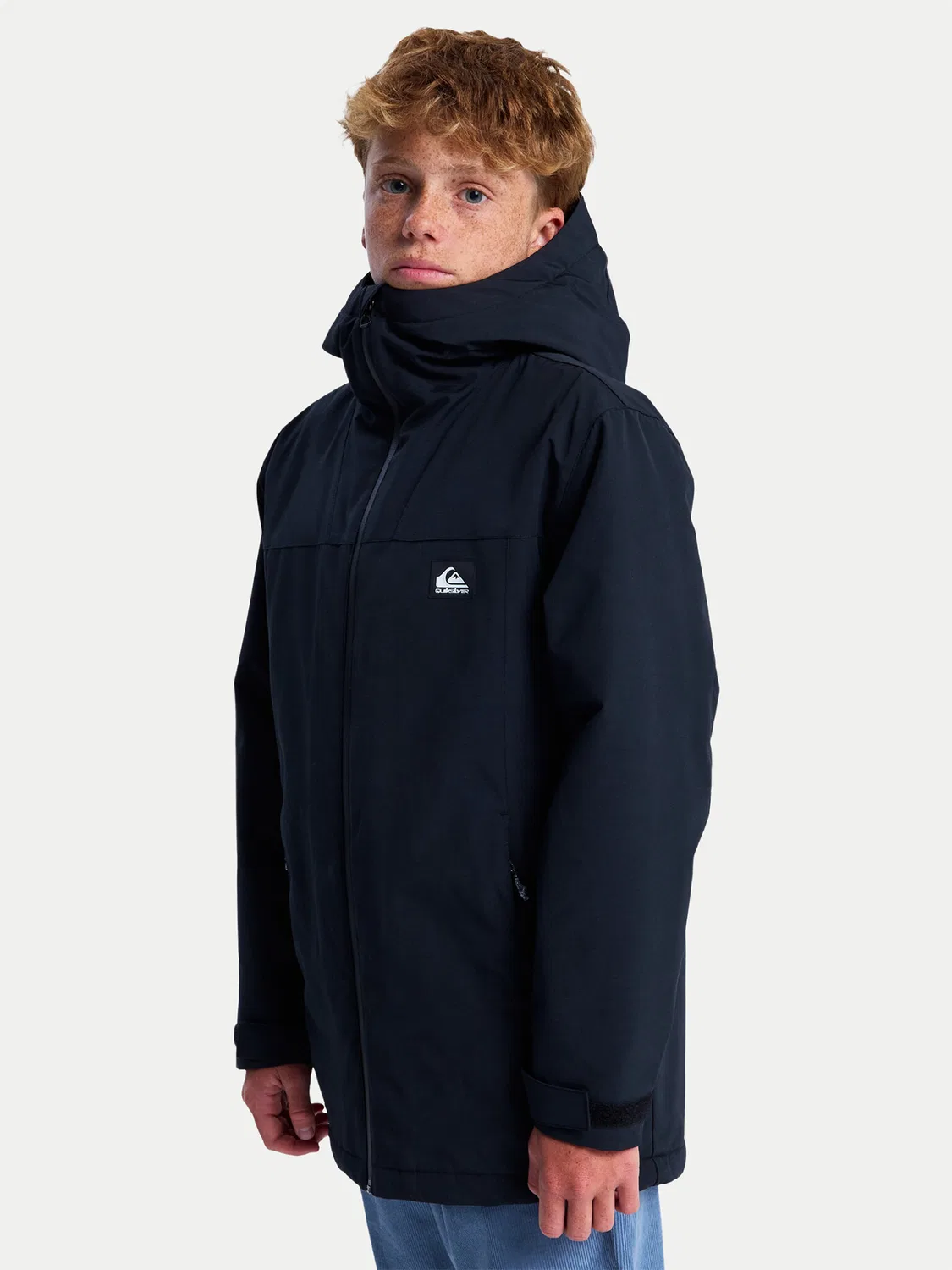 Зимняя куртка стандартного кроя для мальчика Overcast Quiksilver, черный — фото 4