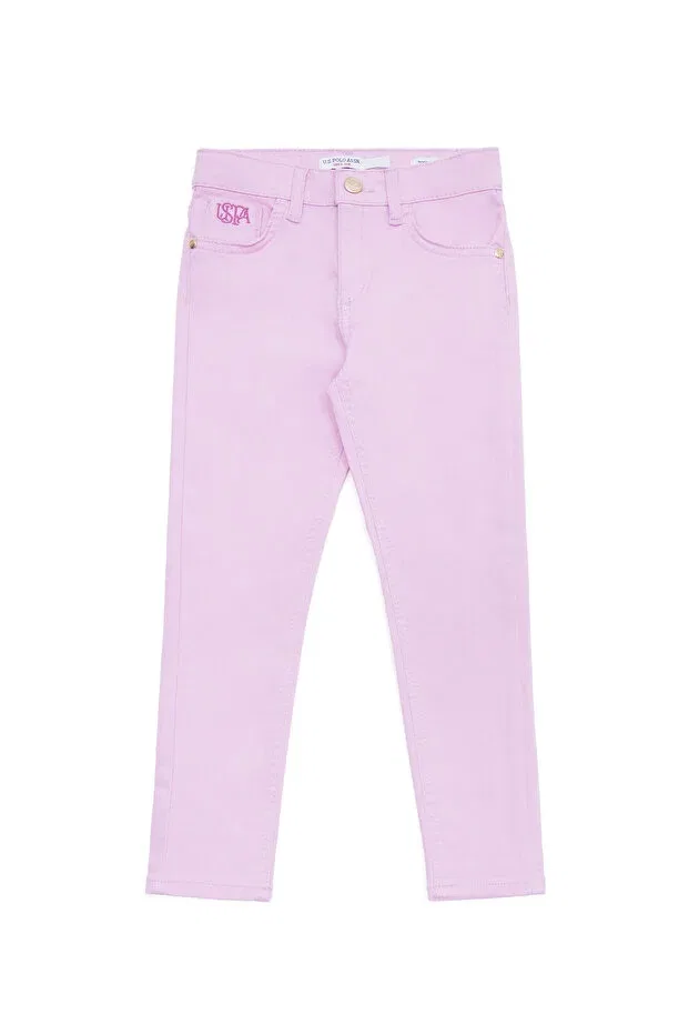 Детские брюки для девочек зауженные U.S. Polo Assn., 902552 — фото 3