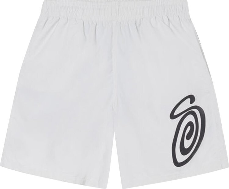 

Шорты Stussy Curly S Water Short 'Bone', белый