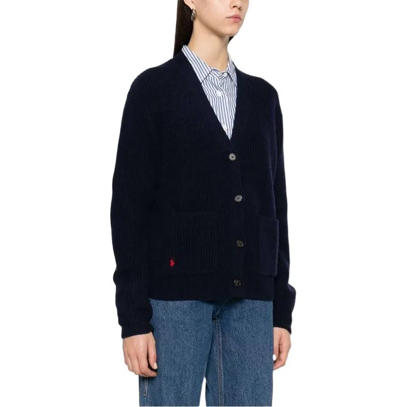 Женский свитер свободного кроя Polo Ralph Lauren, Dark Blue — фото 4